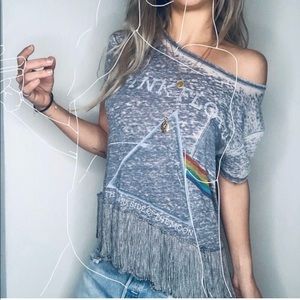 Pink Floyd Band Tshirt Re-Vamped Crew Neck tee 🌙